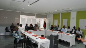 Photo de classe pendant la formation en Gestion de projet, planification et contrôle