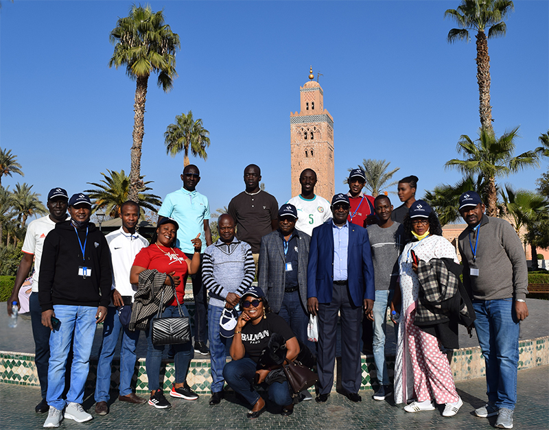 Photo des participants en sortie touristique