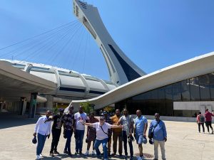 Les participants de la formation GHR dispensé par SETYM International, en sortie touristique.