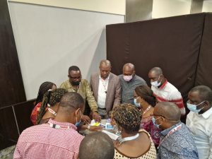 La photo des apprenants de la formation sur mesure Lean Management, dispensée par SETYM en RDC en avril 2022.