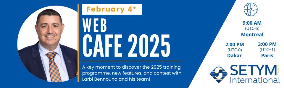 WebCafe 2025 : February 4th, at 9:00 AM (UTC-5)